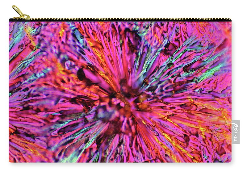 Crystals Zip Pouch featuring the photograph Poppies Of Doom by Hodges Jeffery