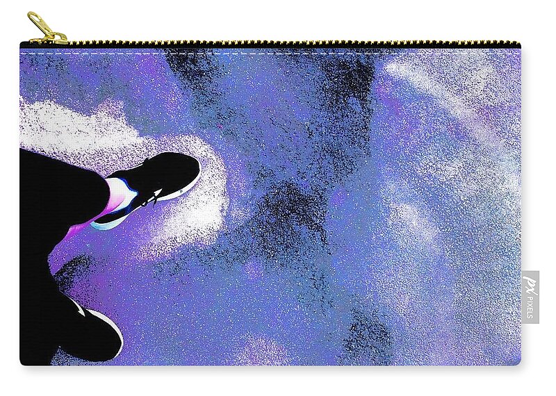  Carry-all Pouch featuring the photograph Purple Haze by Michelle Hoffmann