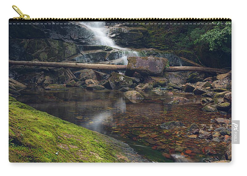 Waterfall Carry-all Pouch featuring the photograph Quiet Falls by Michael Rauwolf