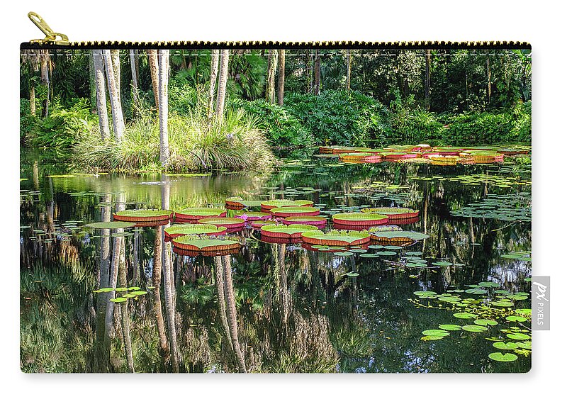 Garden Carry-all Pouch featuring the photograph Quiet Garden by Tony Locke