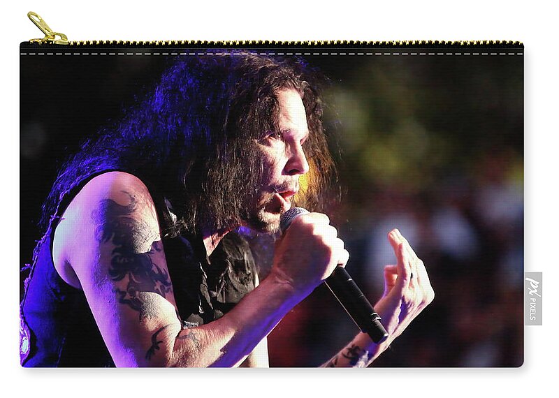 Quiet Riot Zip Pouch featuring the photograph Quiet Riot by Lens Art Photography By Larry Trager
