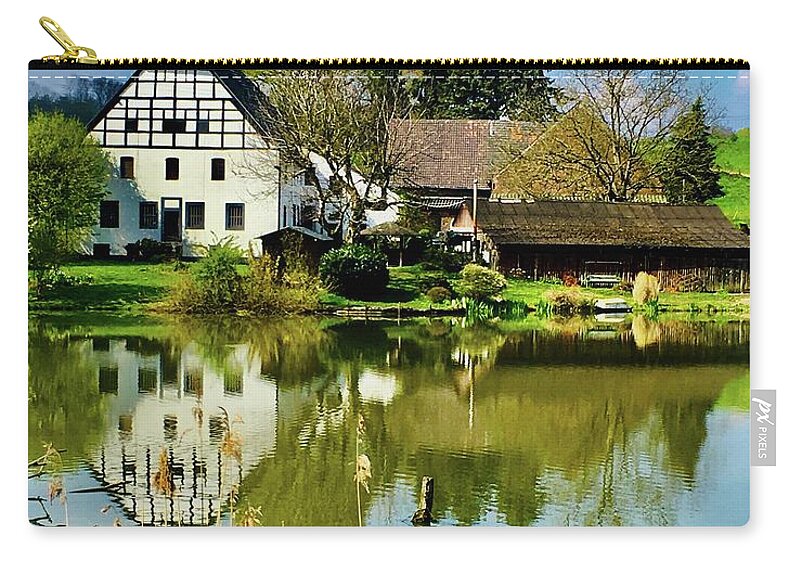 Farmstead Zip Pouch featuring the photograph Quietude by Richard Cummings