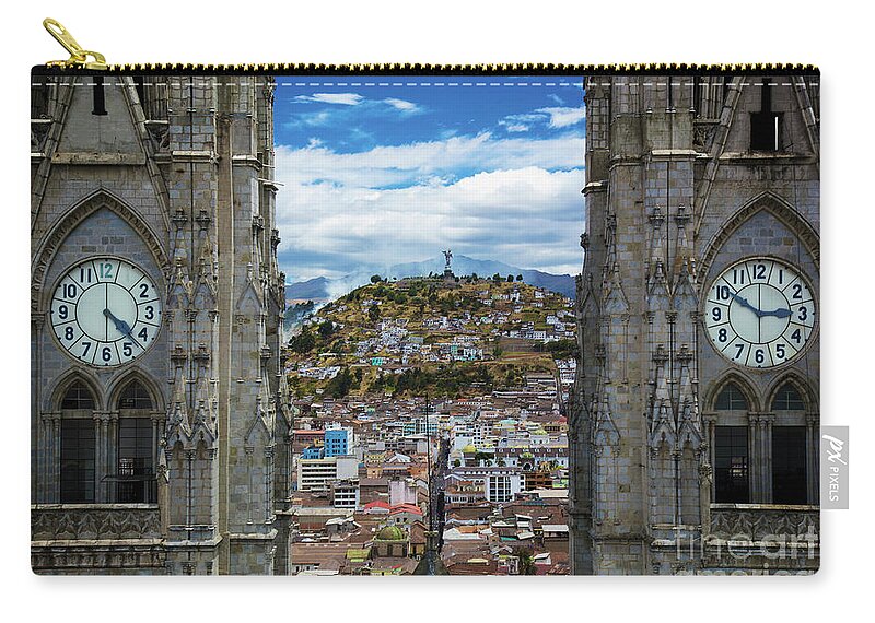 Ecuador Carry-all Pouch featuring the photograph Quito, Ecuador by David Little-Smith