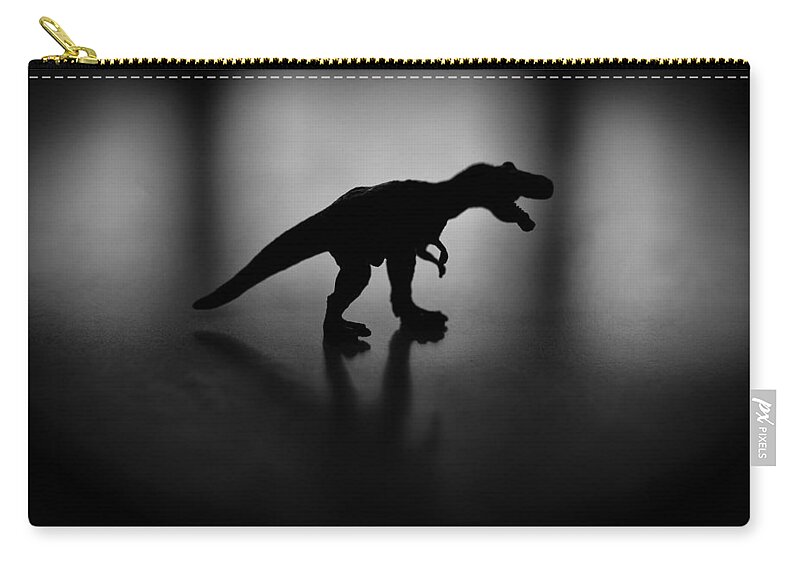 Dinosaur Zip Pouch featuring the photograph Raaaawwww by Jim Whitley