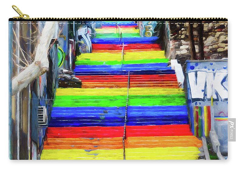 Rainbow Stairs - Istanbul Turkey Photograph by Debra Martz - Pixels