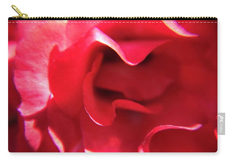 Red Rose Carry-all Pouch featuring the photograph Red Rose by Vivian Aumond