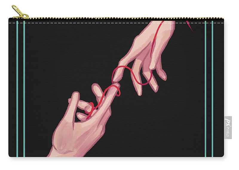 Red string of Fate Digital Art by Bran D KSENYCH - Fine Art America