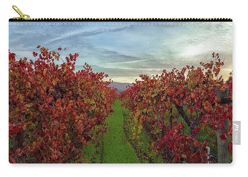 Nature Carry-all Pouch featuring the photograph Red Vines 3 by Jonathan Nguyen