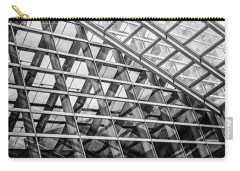 Fine Art Zip Pouch featuring the photograph Reflections This Way And That by Tony Locke