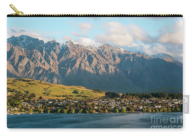 Queenstown Zip Pouch featuring the photograph Remarkables by Bob Phillips
