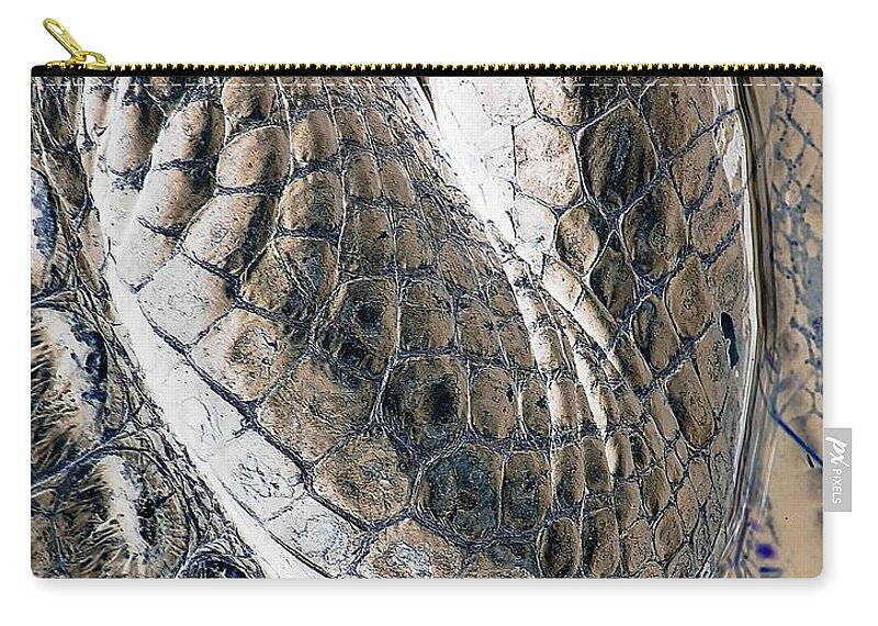 Surreal-nature-photos Zip Pouch featuring the digital art Repose by John Hintz