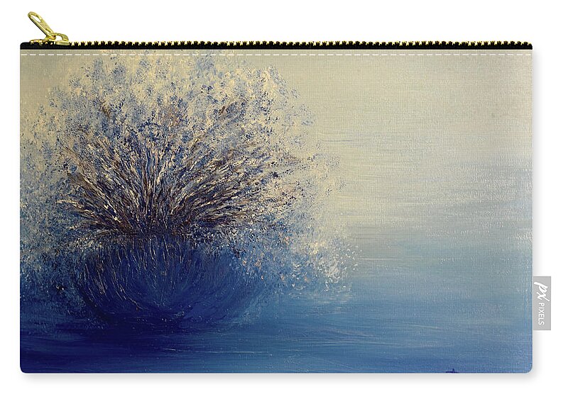 Pot Zip Pouch featuring the painting Revive by Alina Deica