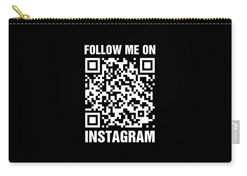 Rick Roll QR Code Prank Zip Pouch by Ally Says Hi - Pixels