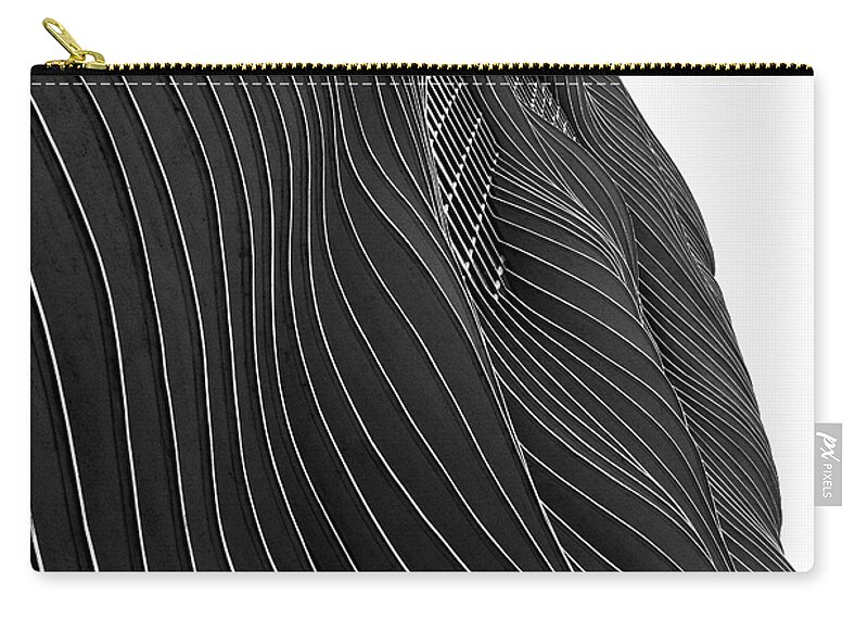 Abstract Zip Pouch featuring the photograph Ripple On Up by Christi Kraft