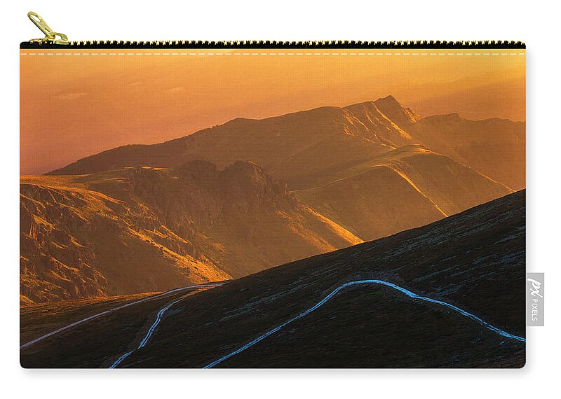 Balkan Mountains Carry-all Pouch featuring the photograph Road To Middle Earth by Evgeni Dinev