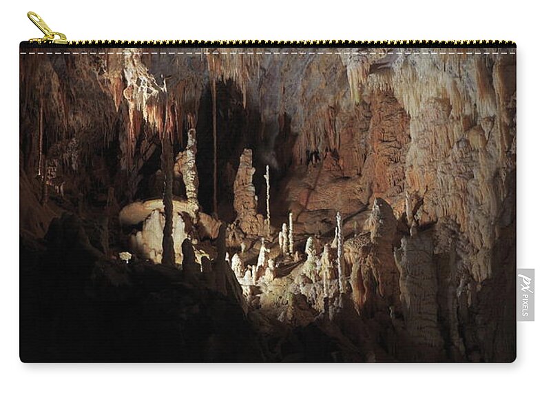 Concretions Zip Pouch featuring the photograph Rock Shelter by Karine GADRE