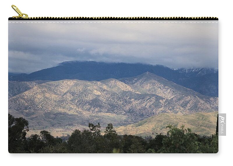  Zip Pouch featuring the photograph Rockies by Windshield Photography