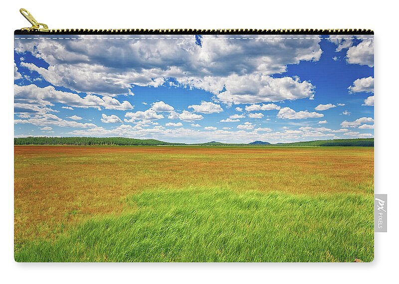 Arizona Carry-all Pouch featuring the photograph Rogers Lake by Jeff Goulden