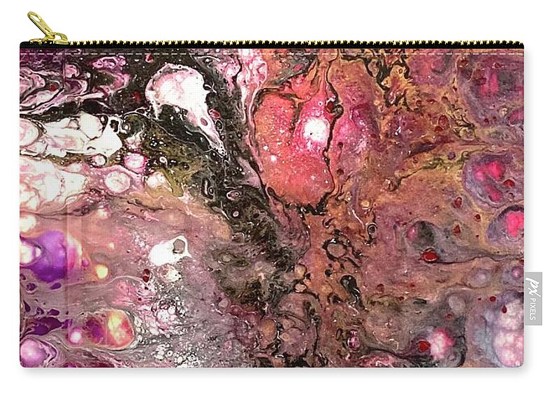 Flower Carry-all Pouch featuring the painting Rose by David Euler