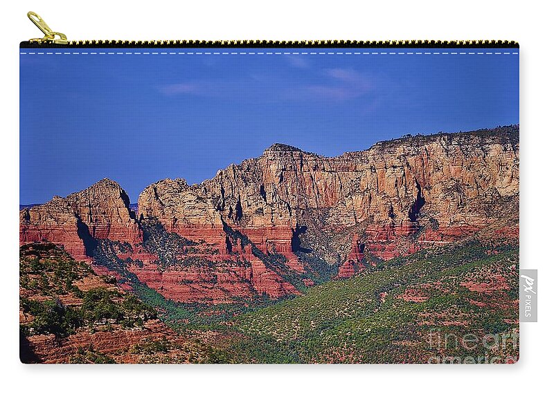  Zip Pouch featuring the photograph RR by Dennis Richardson