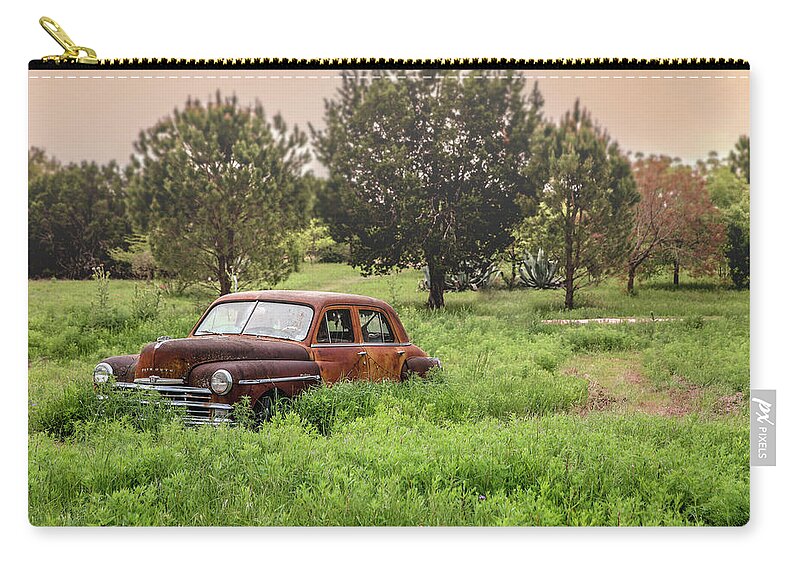 Texas Zip Pouch featuring the photograph Rustification by KC Hulsman