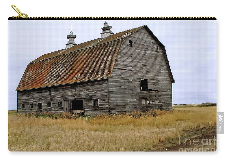 Scenery Zip Pouch featuring the photograph Rusty Roof by Paolo Signorini