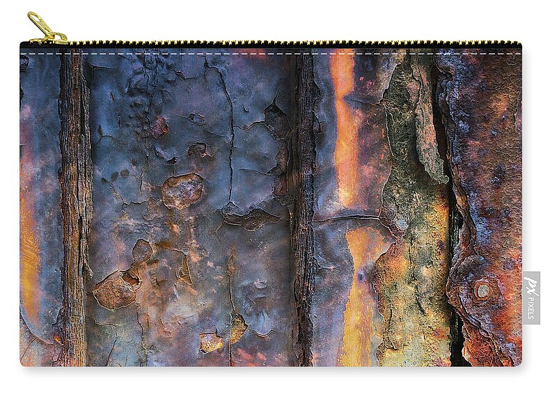 Clouds Zip Pouch featuring the photograph Rusty Wispy Clouds by Russel Considine