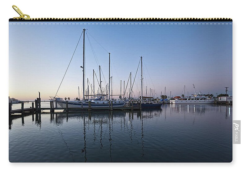 Sailboats Zip Pouch featuring the photograph Sailboats by Ty Husak