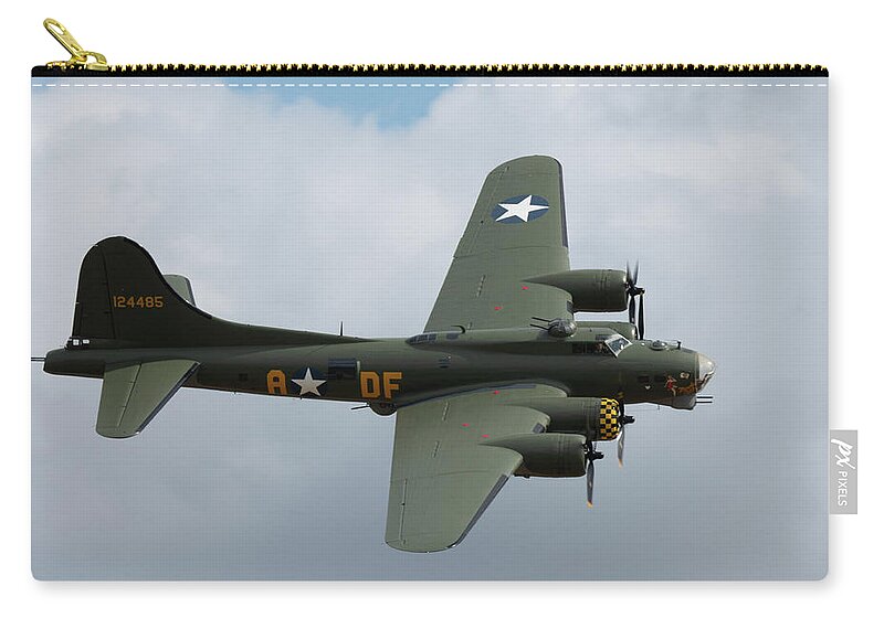 2021 Zip Pouch featuring the photograph Sally-B Side View East Kirkby Air Show 2021 by Scott Lyons