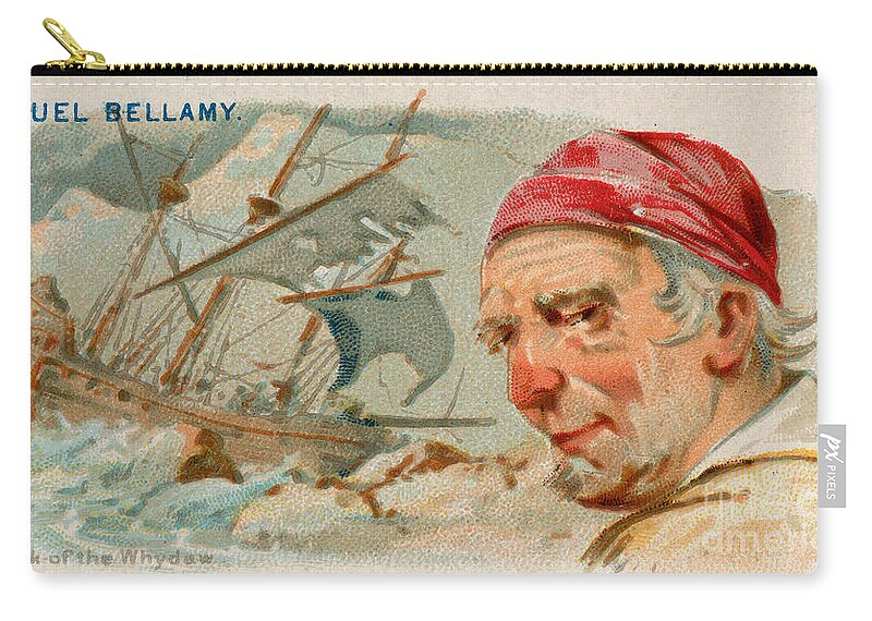 1888 Zip Pouch featuring the photograph Samuel Bellamy, English Pirate by Science Source