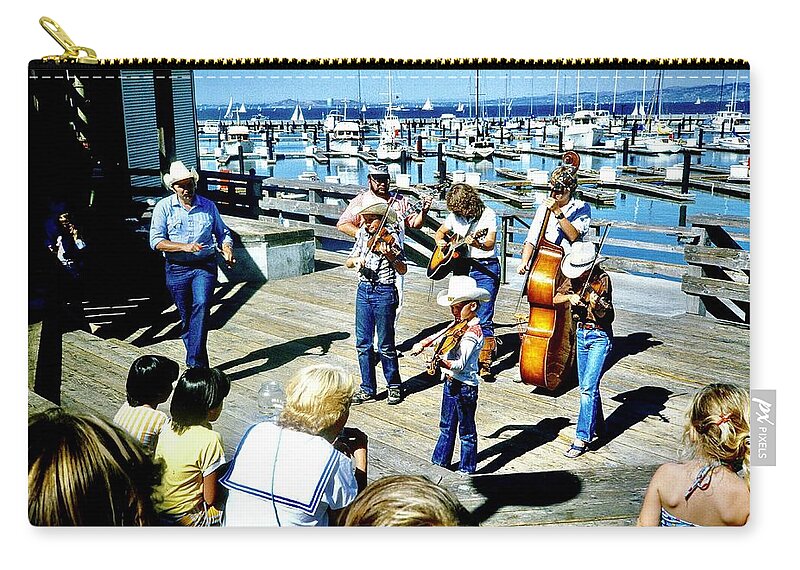  Carry-all Pouch featuring the photograph San Francisco Pier 39 by Gordon James