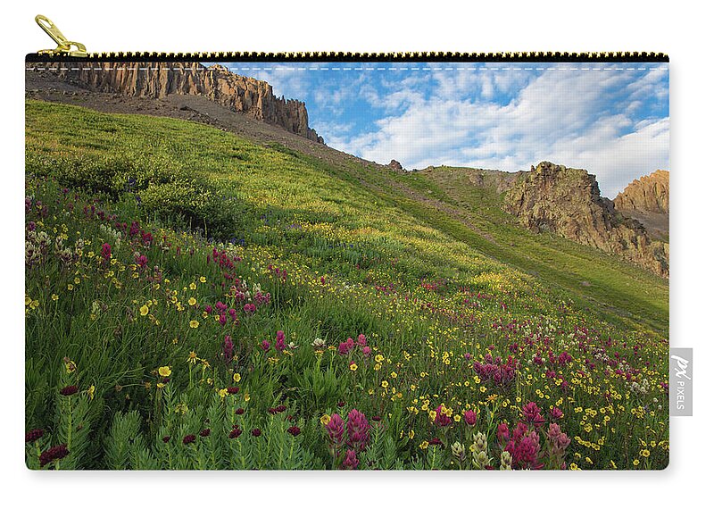 Alluring Images Colorado Zip Pouch featuring the photograph San Juan Splendor by Bridget Calip