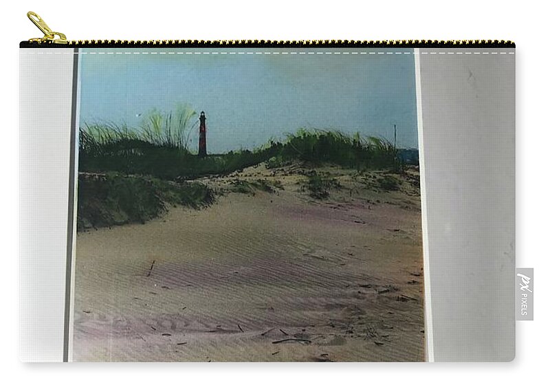 Ocean Zip Pouch featuring the photograph Sand Dunes by Jean Wolfrum