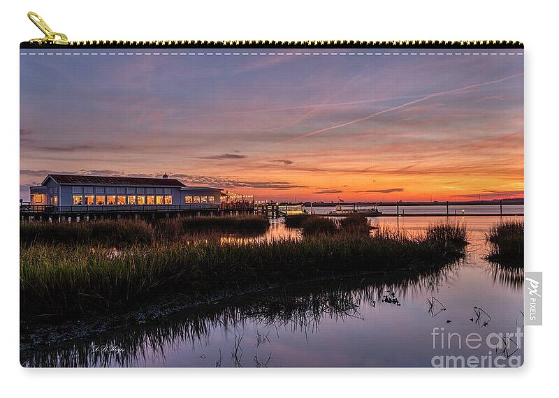 Sunsets Zip Pouch featuring the photograph Satisfaction by DB Hayes