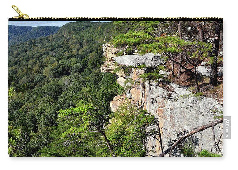 Savage Gulf Zip Pouch featuring the photograph Savage Gulf 23 by Phil Perkins