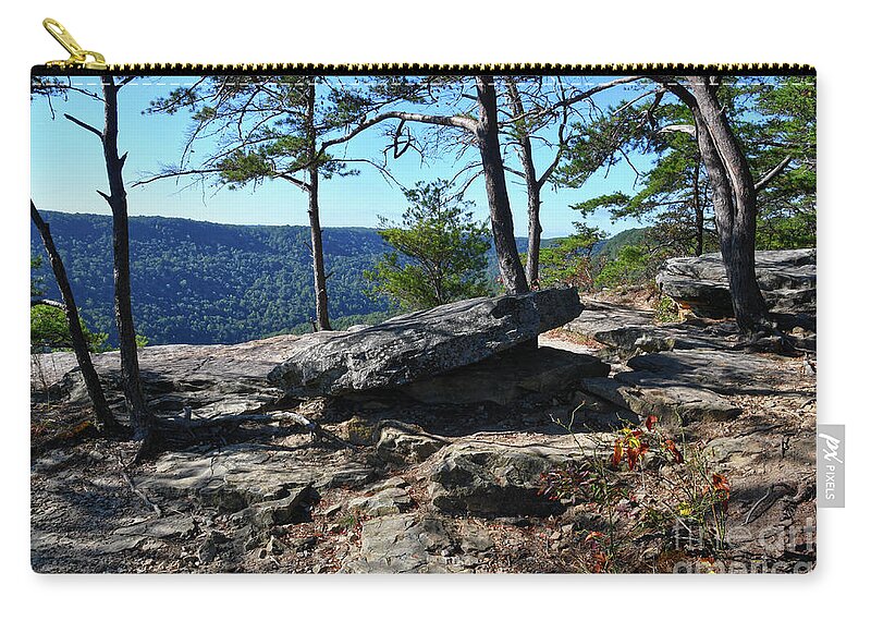 Savage Gulf Zip Pouch featuring the photograph Savage Gulf 24 by Phil Perkins