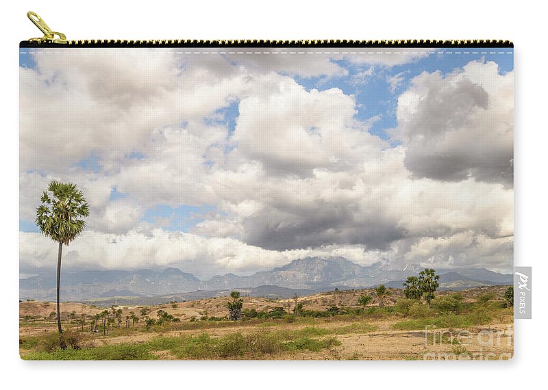 Asia Zip Pouch featuring the photograph Scene from Timor-Leste 71 by Werner Padarin