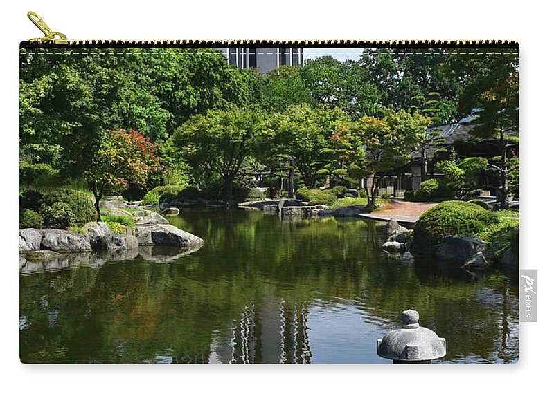 City Zip Pouch featuring the photograph Scenic Reflections by Yvonne Johnstone