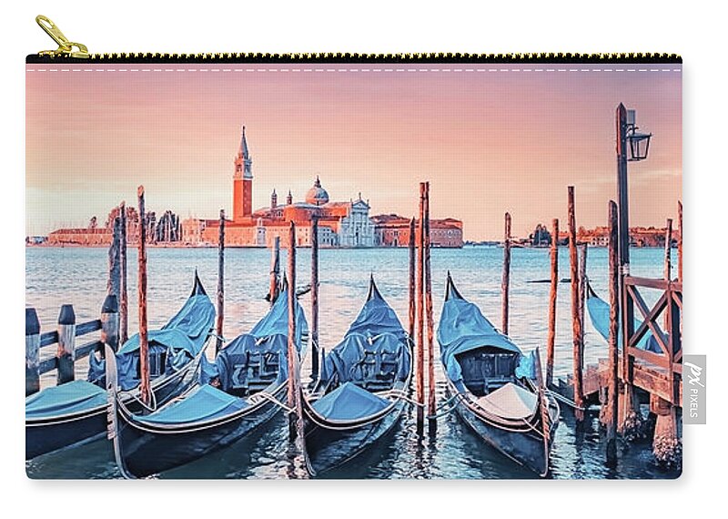 Architecture Zip Pouch featuring the photograph Sea Side by Manjik Pictures