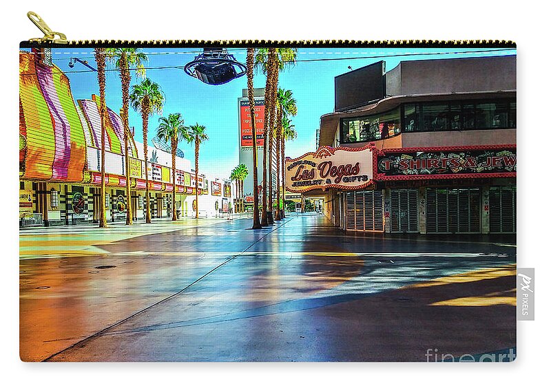  Zip Pouch featuring the photograph Send a Postcard by Rodney Lee Williams