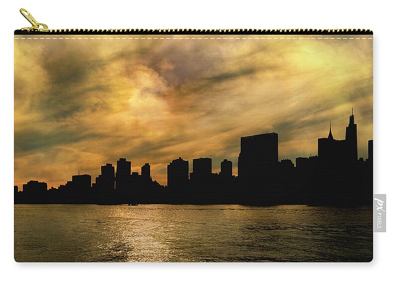 Silhouette Carry-all Pouch featuring the photograph September Silhouette by Cate Franklyn