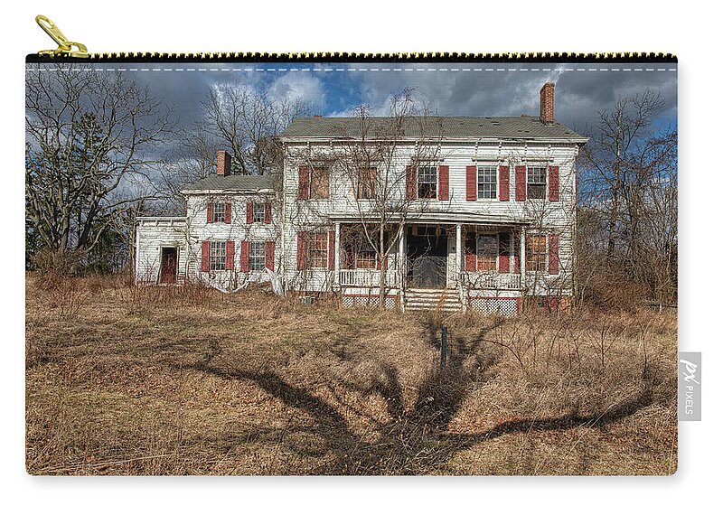 Voorhees Farm Carry-all Pouch featuring the photograph Shadow of Death Tree by David Letts