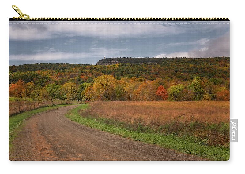 Shawangunk Carry-all Pouch featuring the photograph Shawangunk Mountain Hudson Valley NY by Susan Candelario