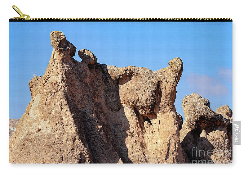 Cappadocia Zip Pouch featuring the photograph Sheep Dog by Bob Phillips