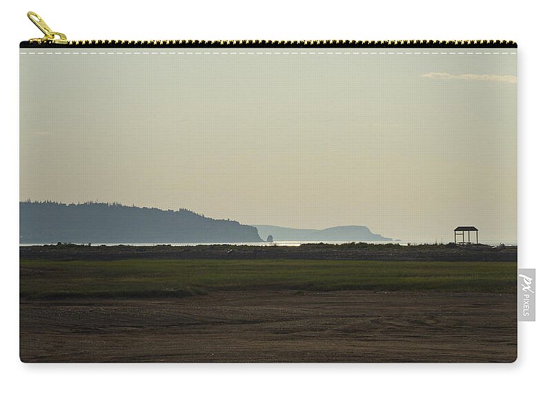 Partridge Island Zip Pouch featuring the photograph Shelter by Alan Norsworthy