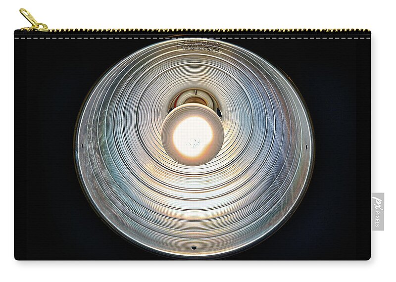 Light Zip Pouch featuring the photograph Shop Light by Steven Nelson