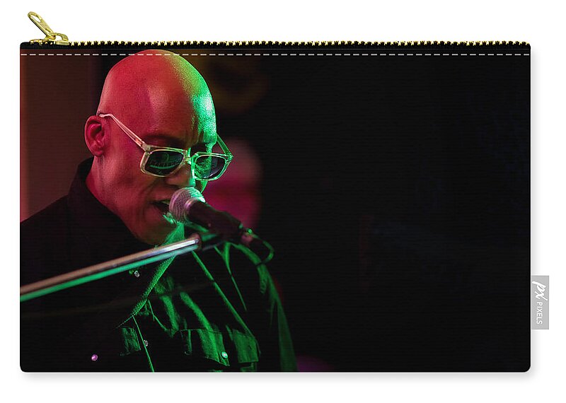 Coolrunnings Bistro Zip Pouch featuring the photograph Singing. Seriously. by Jim Whitley