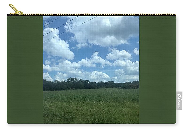  Carry-all Pouch featuring the photograph sky by Angie ONeal