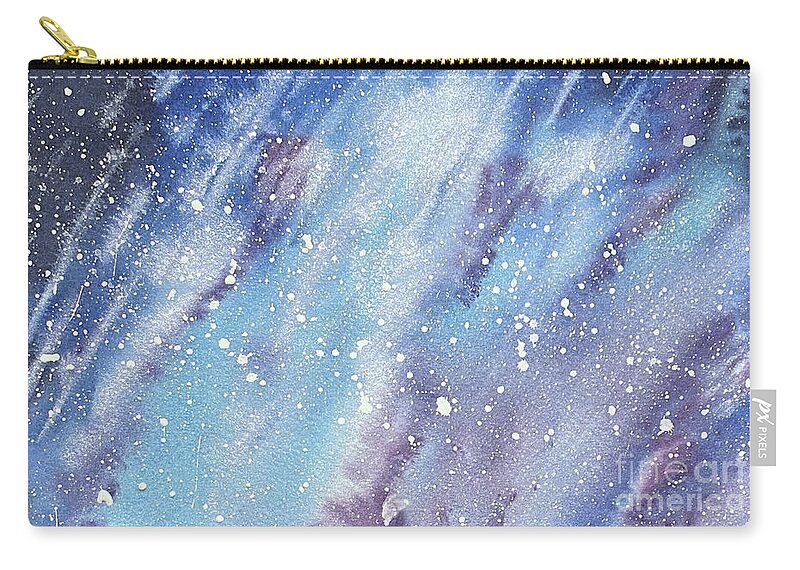 Sky Carry-all Pouch featuring the painting Sky at Night by Lisa Neuman