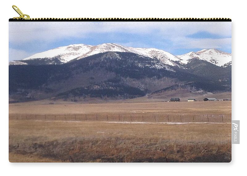 Rocky Mountains Carry-all Pouch featuring the photograph Sky Country by Lisa White